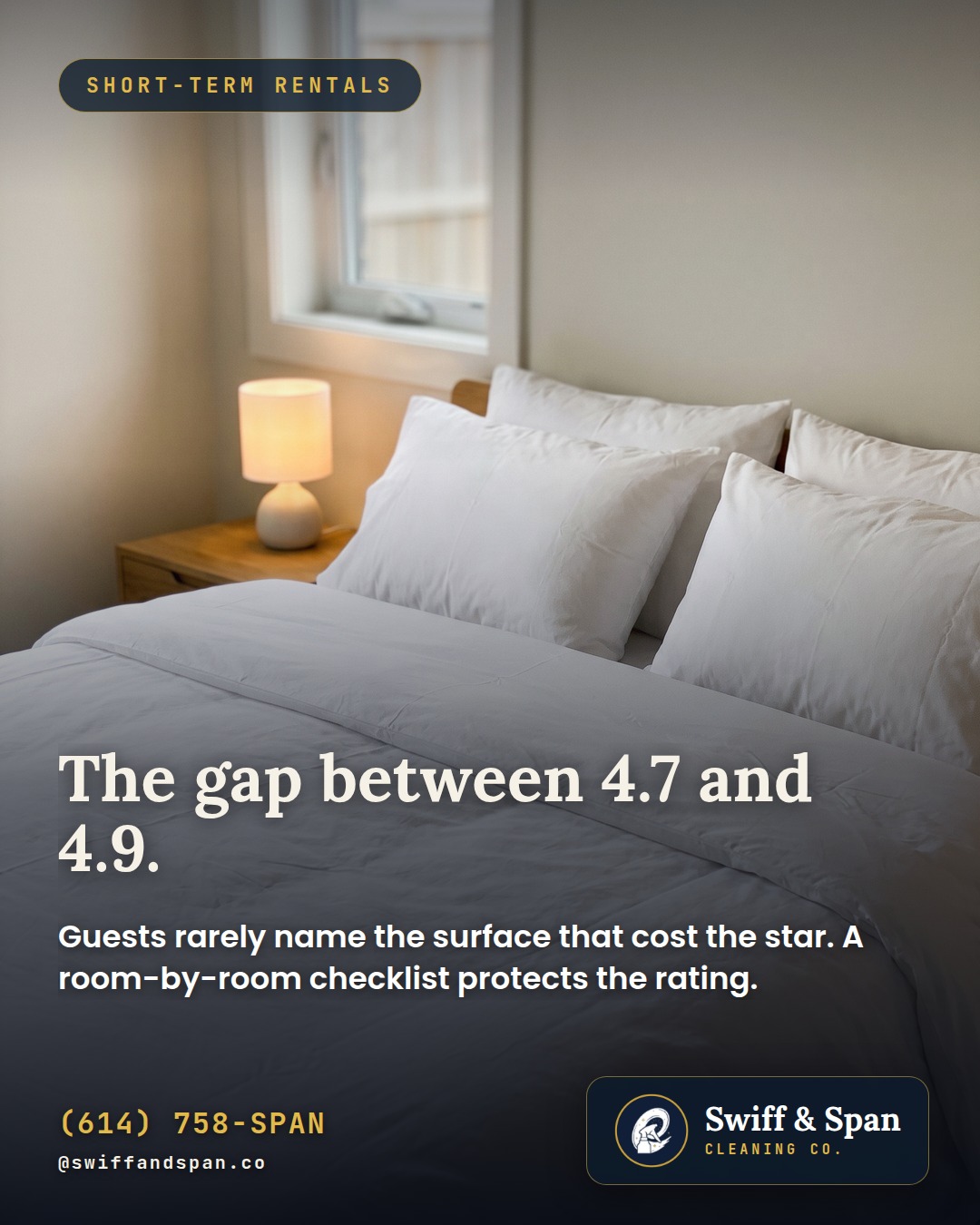 Swiff & Span photo card: The gap between 4.7 and 4.9.